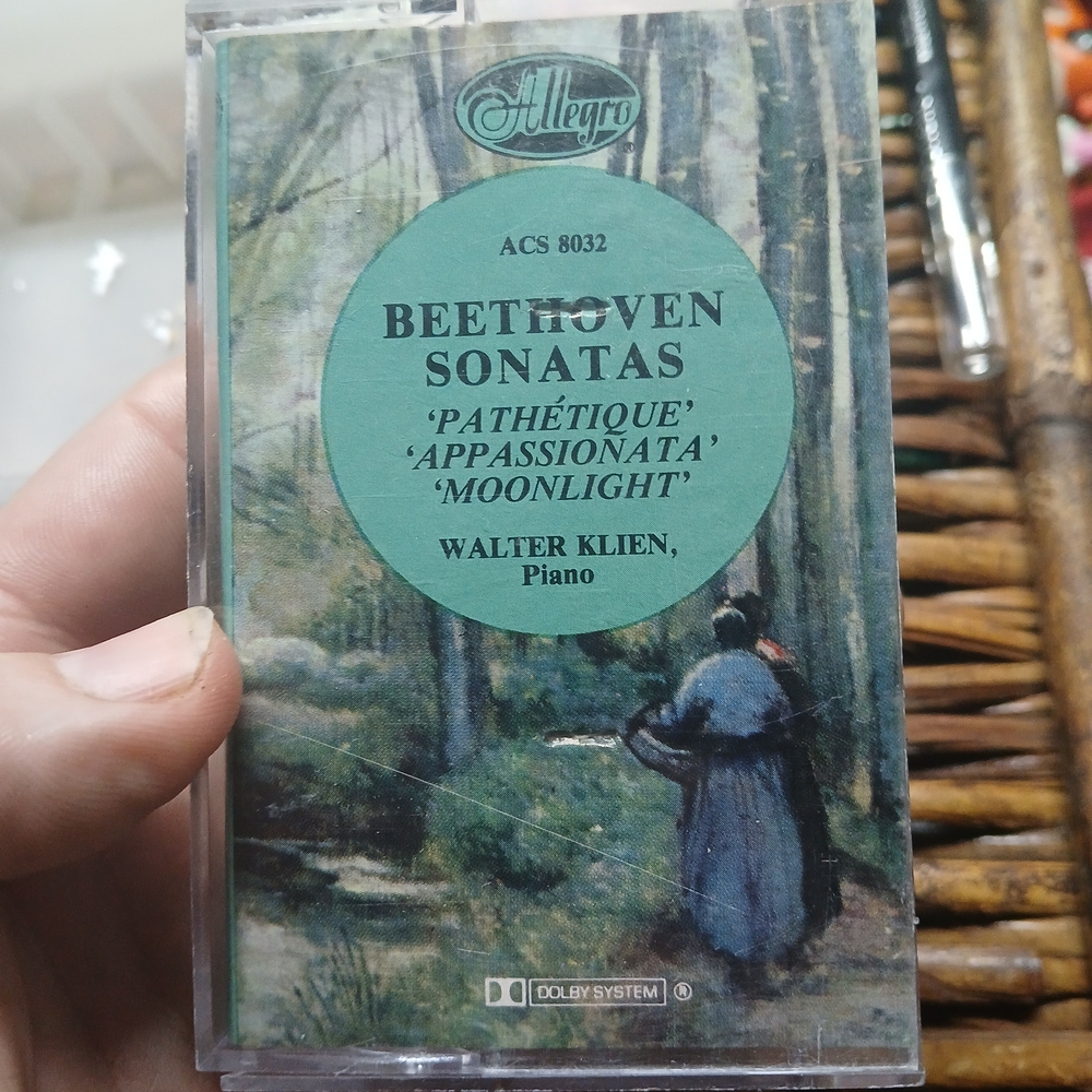 Beethoven Sonatas Cassette - Green Artwork